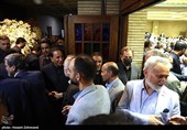 مراسم ترحیم والده اسحاق جهانگیری