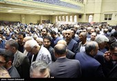 مراسم ترحیم والده اسحاق جهانگیری