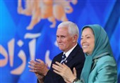 پیوند عمیق آمریکا و منافقین در میتینگ پاریس