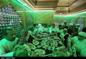 آیین تعویض روپوش ضریح مطهر امامین عسکریین (ع) - سامرا