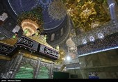 آیین تعویض روپوش ضریح مطهر امامین عسکریین (ع) - سامرا