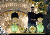 آیین تعویض روپوش ضریح مطهر امامین عسکریین (ع) - سامرا