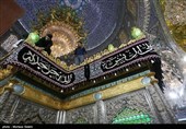آیین تعویض روپوش ضریح مطهر امامین عسکریین (ع) - سامرا