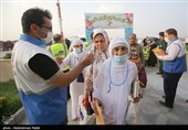 بازگشت اولین گروه از حجاج بیت الله الحرام به فرودگاه همدان