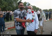 بازگشت اولین گروه از حجاج بیت الله الحرام به فرودگاه همدان