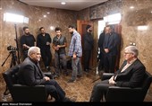 حسن سالاریه رئیس سازمان فضایی ایران و مجید قلی زاده مدیرعامل خبرگزاری تسنیم در نشست ایران فضایی و آئین رونمایی از سرویس فضا و نجوم خبرگزاری تسنیم