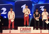 MMA قهرمانی آسیا| اسدالهی به مدال برنز رسید