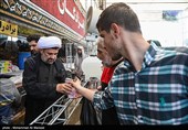 خدمت رسانی به زائرین اربعین حسینی در سامرا