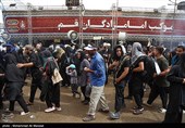 خدمت رسانی به زائرین اربعین حسینی در سامرا
