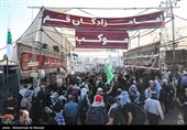 خدمت رسانی به زائرین اربعین حسینی در سامرا