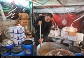 خدمت رسانی به زائرین اربعین حسینی در سامرا