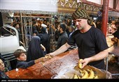خدمت رسانی به زائرین اربعین حسینی در سامرا
