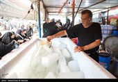 خدمت رسانی به زائرین اربعین حسینی در سامرا