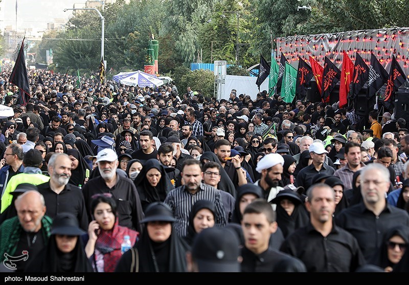 اربعین , پیاده روی اربعین , امام حسین (ع) , عبدالعظیم حسنی , شهرداری تهران , کربلا , میدان امام حسین(ع) ,