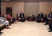 «گیر پدرسون» با فیصل مقداد در دمشق دیدار کرد