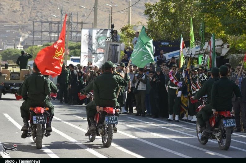 استان لرستان , شهدای دفاع مقدس , سپاه پاسداران انقلاب اسلامی , رژه , 