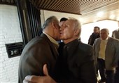 حضور پروین و کلانی در ورزشگاه برای تماشای دیدار پرسپولیس - گل‌گهر