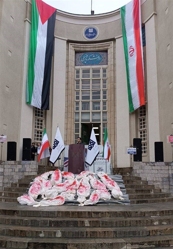 دانشگاه تهران , نوار غزه , کشور فلسطین , تشکلهای دانشجویی ,