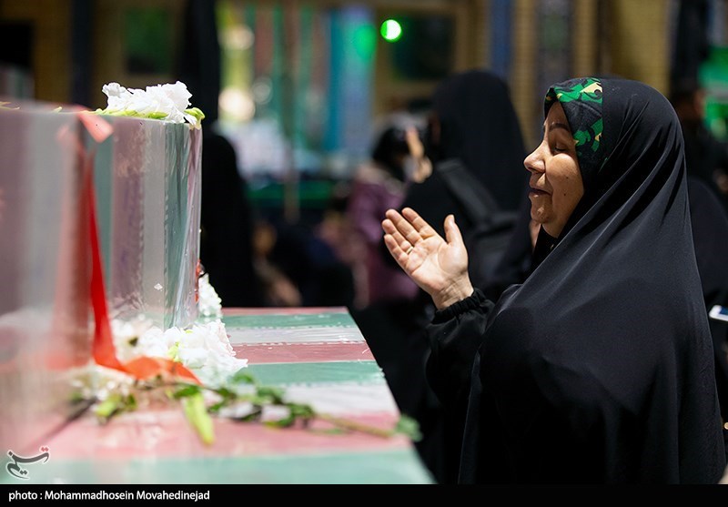 وداع با پیکر مطهر 110 شهید گمنام دفاع مقدس