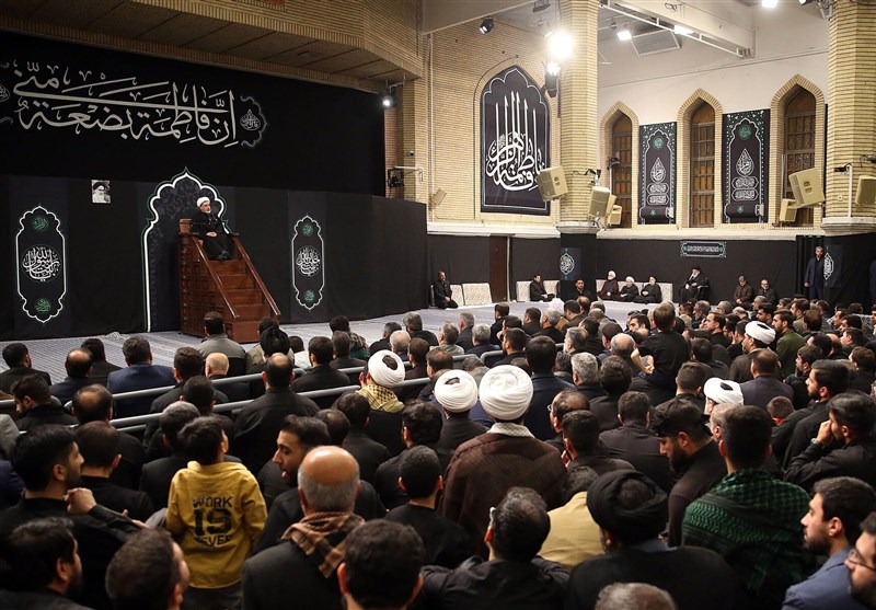 آیت‌الله سید علی خامنه‌ای , حسینیه جماران , حضرت زهرا , 