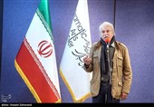 سخنرانی ایرج راد رئیس هیات مدیره خانه تئاتر در آیین احداث حریم مجموعه تئاتر شهر