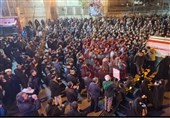 مردم در ساعات پایانی امشب با 5 شهید حمله اسرائیل در معراج وداع کردند