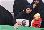 مراسم وداع با شهید فاطمیون در معراج شهدا برگزار شد
