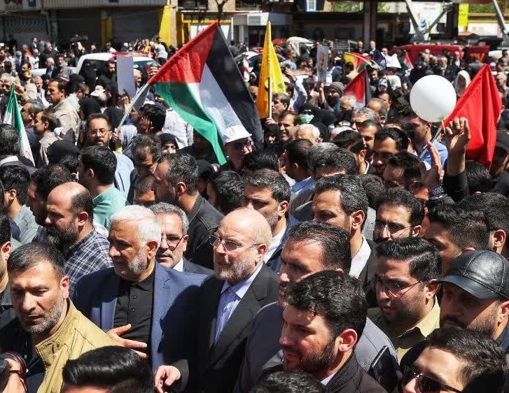 راهپیمایی روز قدس , علی اکبر ناطق نوری , محمدرضا فلاح زاده , 