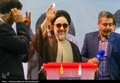 سیدمحمد خاتمی در حسینیه جماران رأی داد