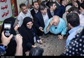 حضور مسعود پزشکیان در شعبه اخذ رأی