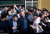 حضور مسعود پزشکیان در شعبه اخذ رأی