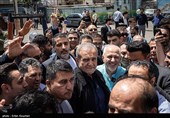 حضور مسعود پزشکیان در شعبه اخذ رأی