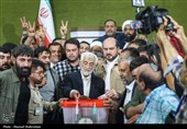 حضور سعیدجلیلی در شعبه اخذ رأی