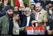 حضور سعیدجلیلی در شعبه اخذ رأی