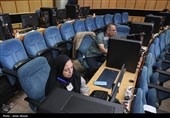 حاشیه حضور خبرنگاران در ستاد انتخابات کشور