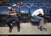 حاشیه حضور خبرنگاران در ستاد انتخابات کشور