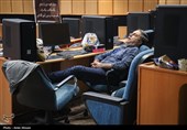 حاشیه حضور خبرنگاران در ستاد انتخابات کشور