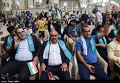 تقدیر از حضور مردم با حضور مسعود پزشکیان