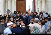 تقدیر از حضور مردم با حضور مسعود پزشکیان