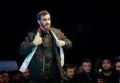 شعرخوانی حاج مهدی رسولی در راهپیمایی مردم زنجان علیه اغتشاشگران