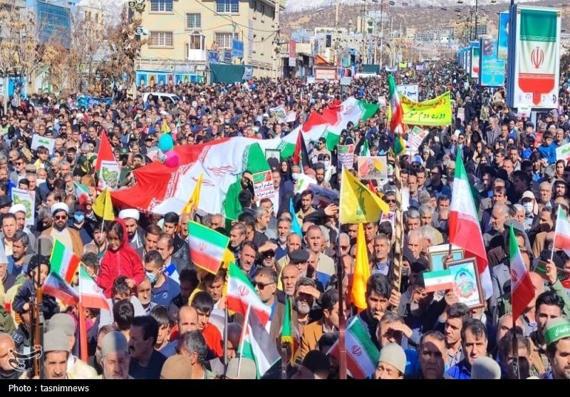 خروش انقلابی یاسوجی‌ها در 22 بهمن