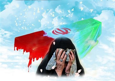 مادر شهید " ابوالفضل مومنی" به فرزند شهیدش پیوست