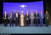 قرائت پیام تقدیر"سردار سلامی"از مرکز وکلا در همایش حقوق عامه