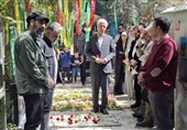 تجدید میثاق هنرمندان بسیجی با آرمان‌های شهید آوینی