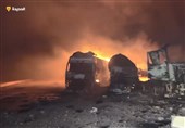 38 شهید و دهها زخمی در بمباران بندر نفتی رأس عیسی در یمن