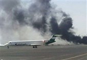 شهادت دو شهروند یمنی در حمله هوایی سعودی به فرودگاه صنعاء