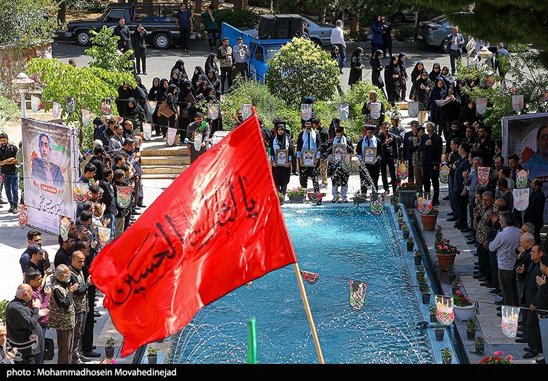 مراسم گرامیداشت دانشمندان هسته‌ای در دانشگاه شهید بهشتی