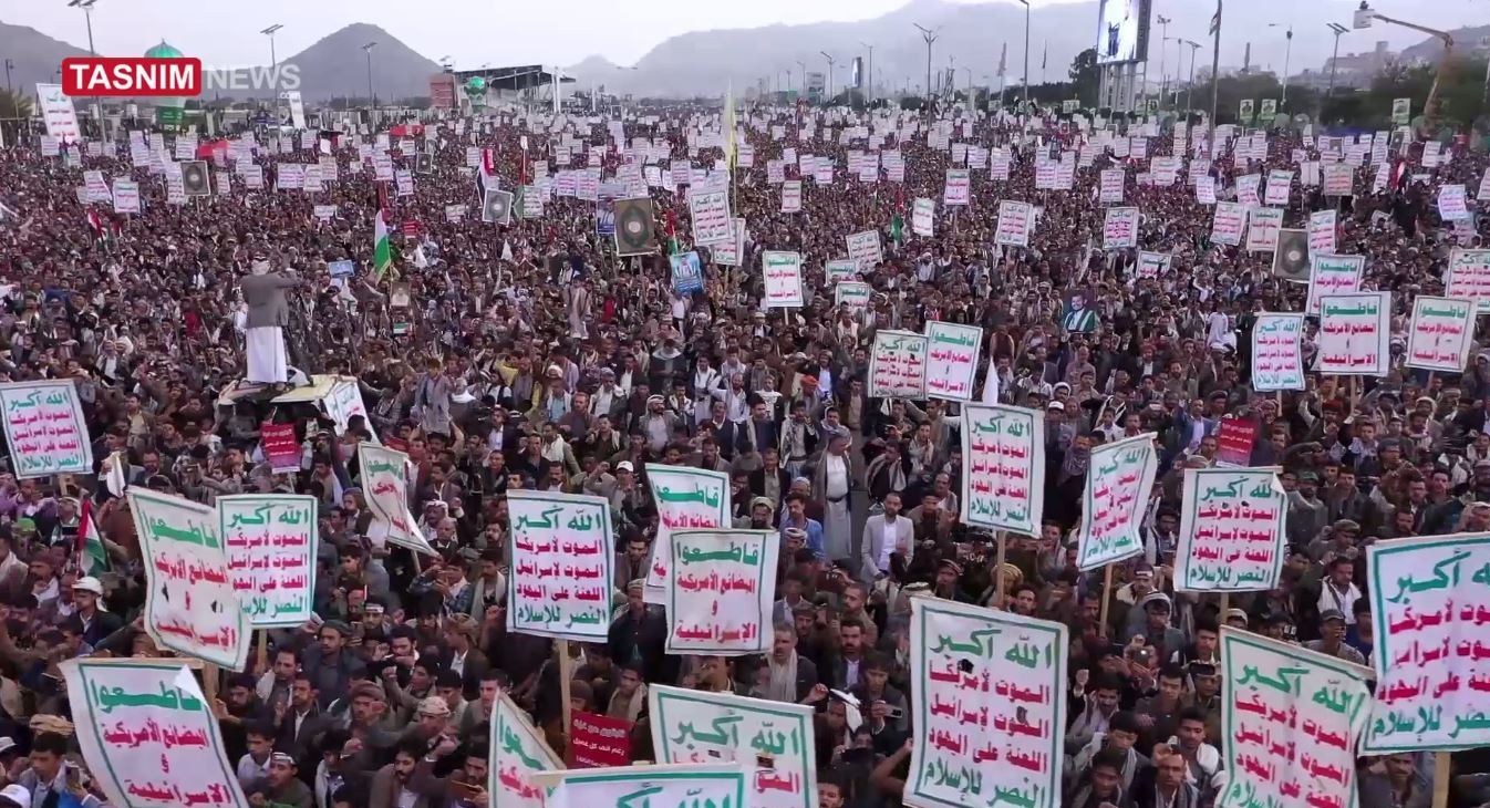 اليمن , حركة أنصار الله اليمنية , البحر الأحمر , الإبادة الجماعية في غزة , حرب التجويع في غزة , إسرائيل , ميناء إيلات , ميناء حيفا ,