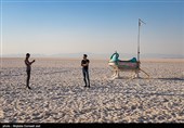 دریاچه ارومیه به طور کامل محو شد + عکس