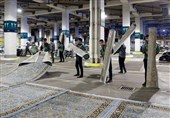 آماده‌سازی پارکینگ‌های حرم رضوی برای اسکان زائران دهه آخر صفر